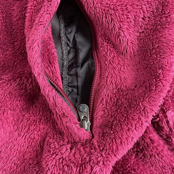 The North Face Osito Womens Sherpa Fleece Full Zip Cozy Jacket Red Size Large - Picture 7 of 14